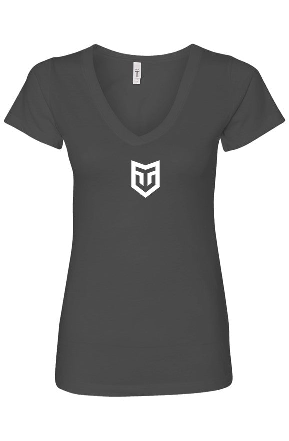 WPNIZD LOGO WHITE Womens Ideal V-Neck