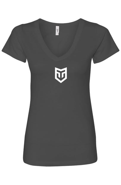WPNIZD LOGO WHITE Womens Ideal V-Neck
