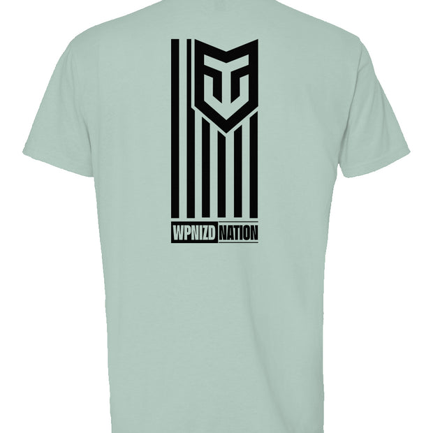 Back Flag Heather Short Sleeve T shirt