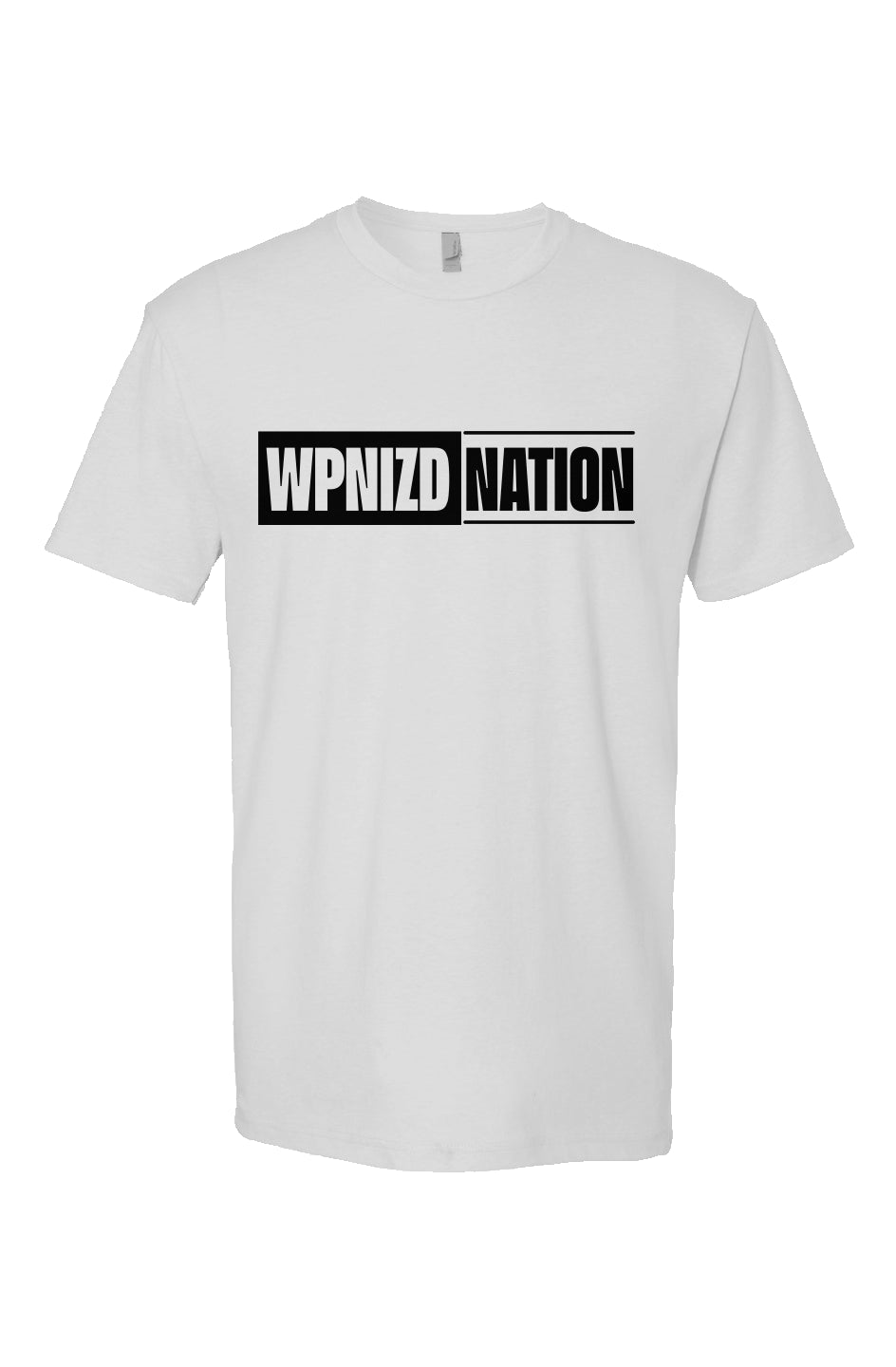 WPNIZD NATION White Heather Short Sleeve T shirt