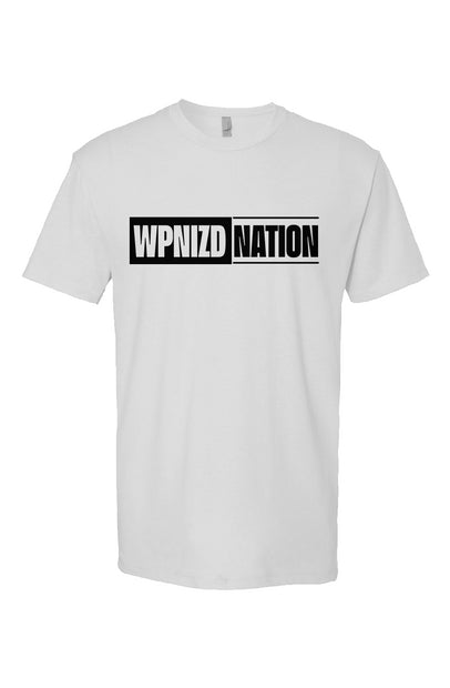 WPNIZD NATION White Heather Short Sleeve T shirt