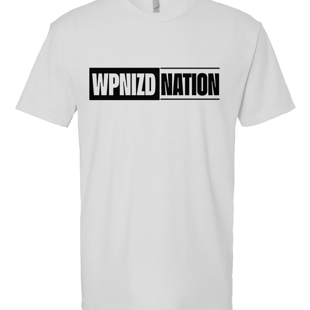 WPNIZD NATION White Heather Short Sleeve T shirt
