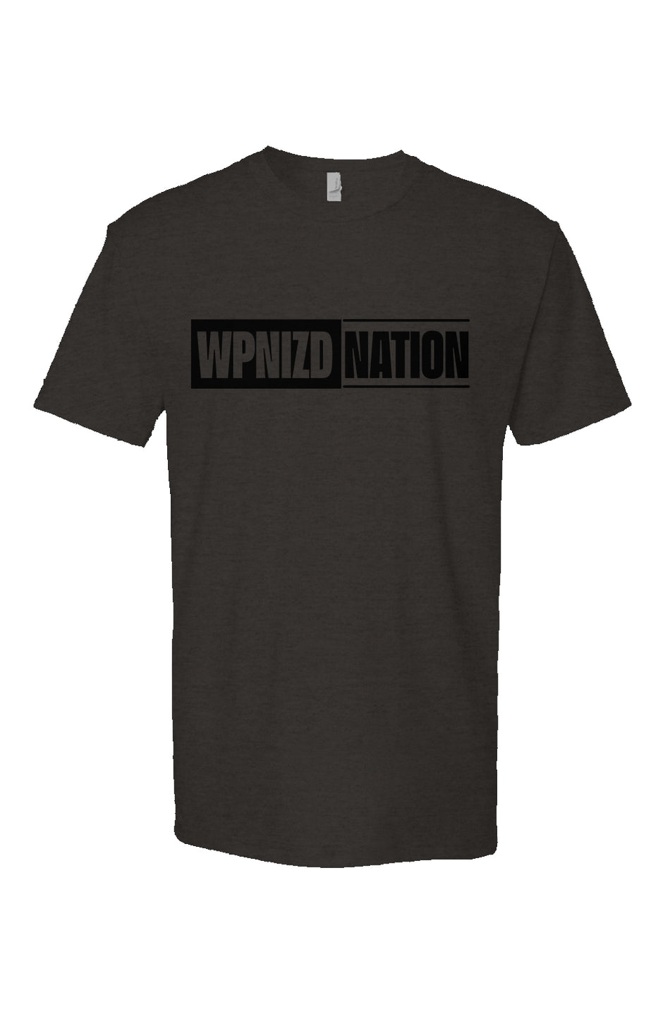 WPNIZD NATION Charcoal Heather Short Sleeve T shirt
