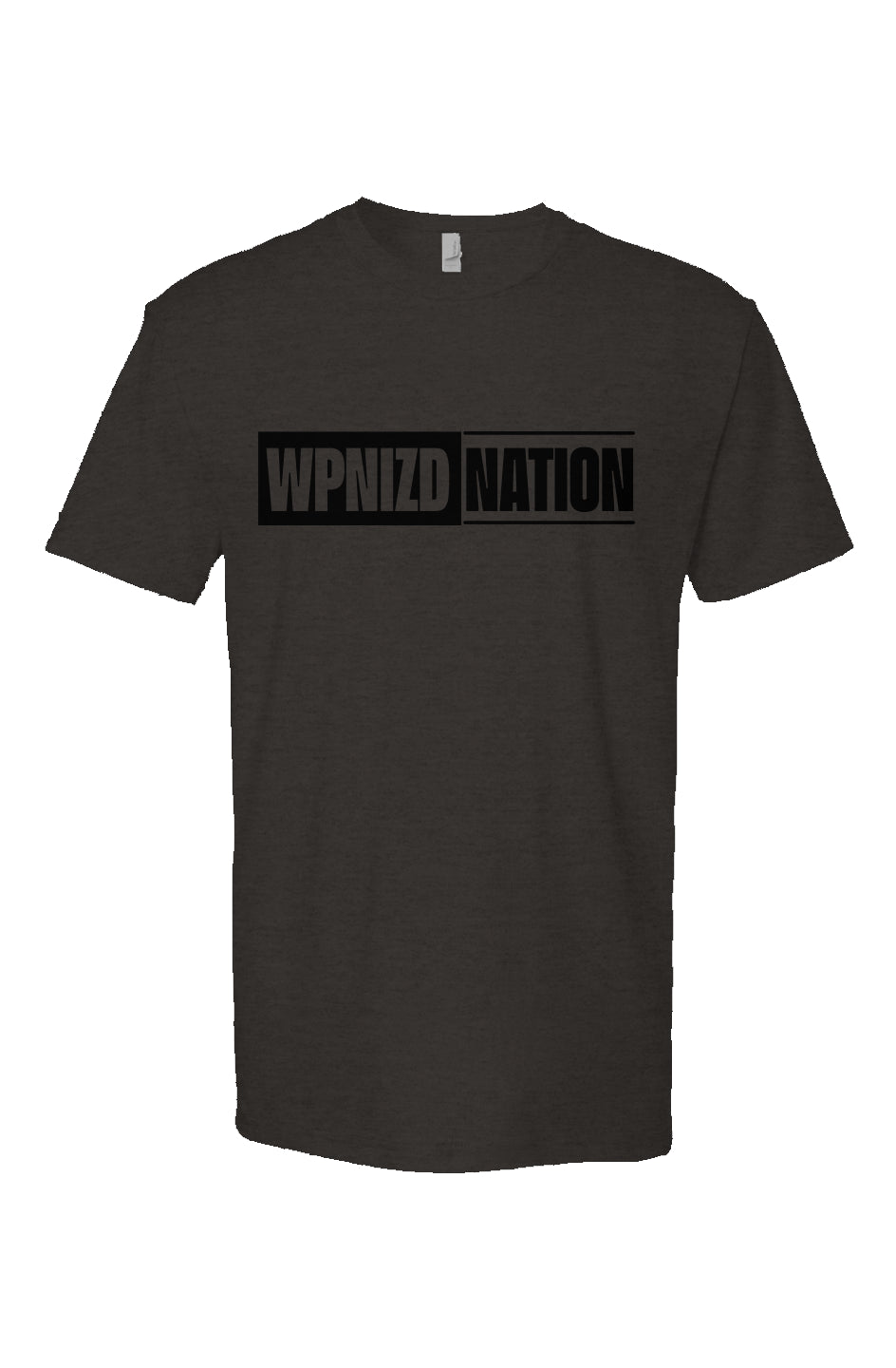 WPNIZD NATION Charcoal Heather Short Sleeve T shirt