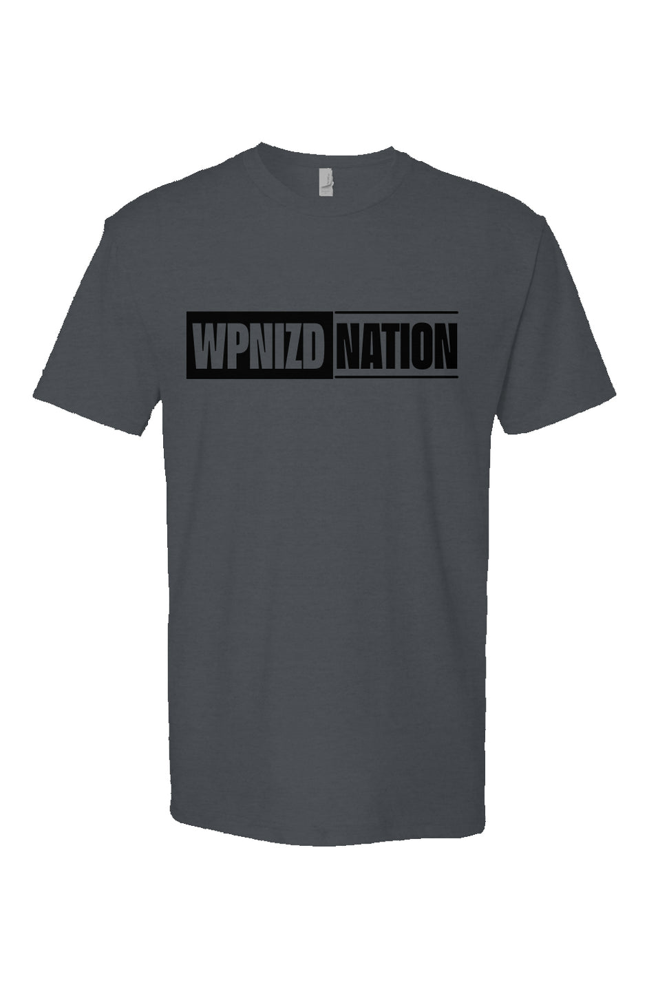 WPNIZD NATION Indigo Heather Short Sleeve T shirt