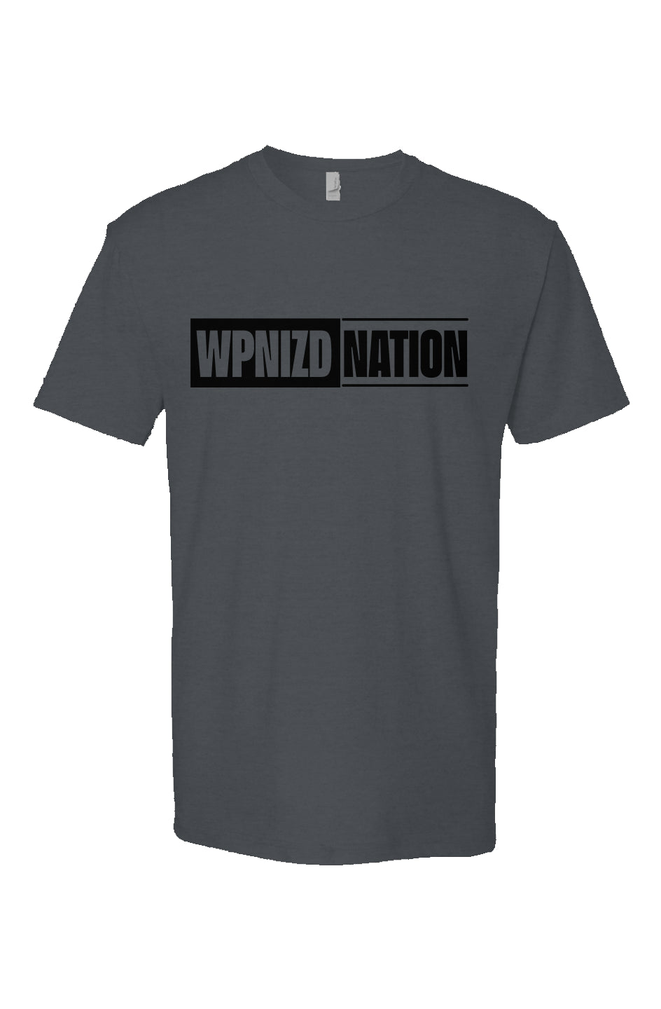 WPNIZD NATION Indigo Heather Short Sleeve T shirt