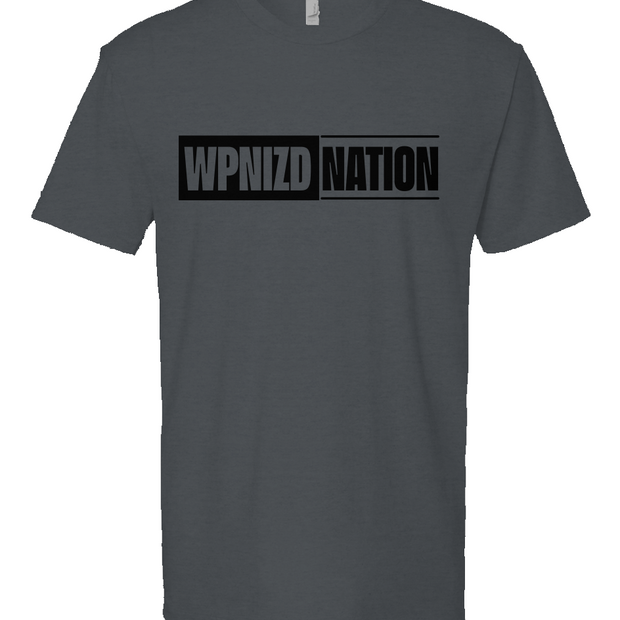WPNIZD NATION Indigo Heather Short Sleeve T shirt
