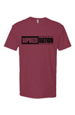 WPNIZD NATION Cardinal Heather Short Sleeve T shirt