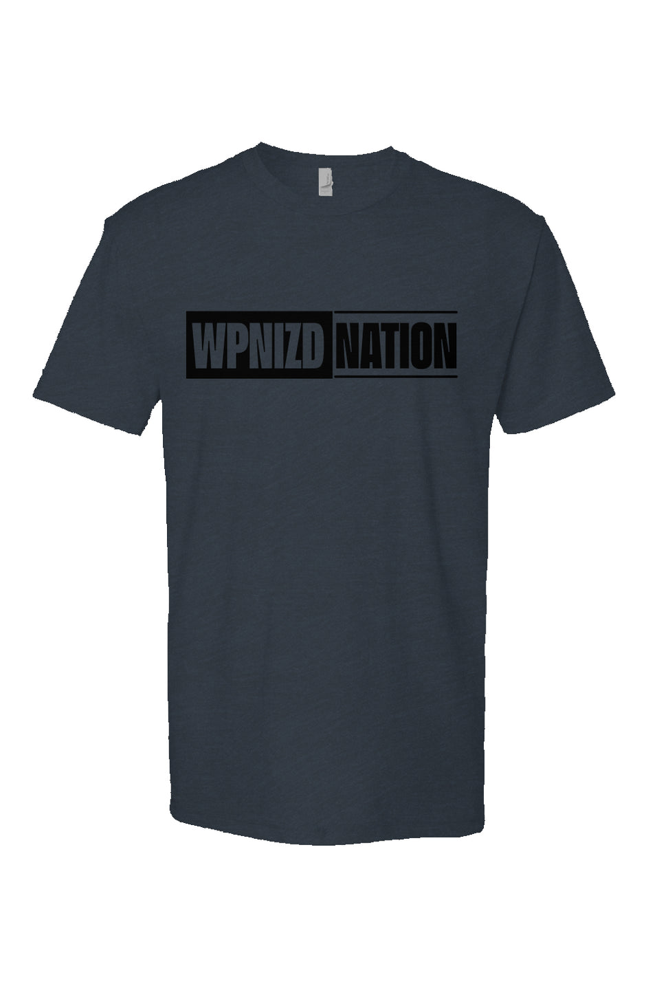 WPNIZD NATION Midnight Navy Heather Short Sleeve T shirt