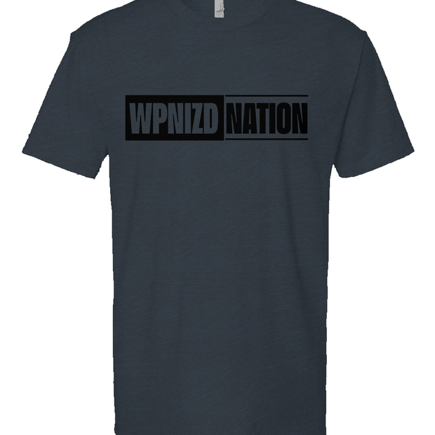 WPNIZD NATION Midnight Navy Heather Short Sleeve T shirt