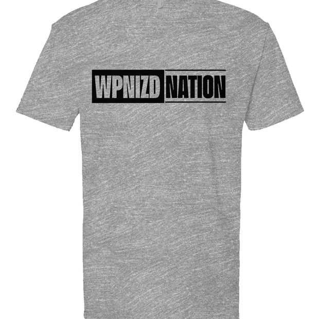 WPNIZD NATION Dark Heather Grey Short Sleeve T shirt