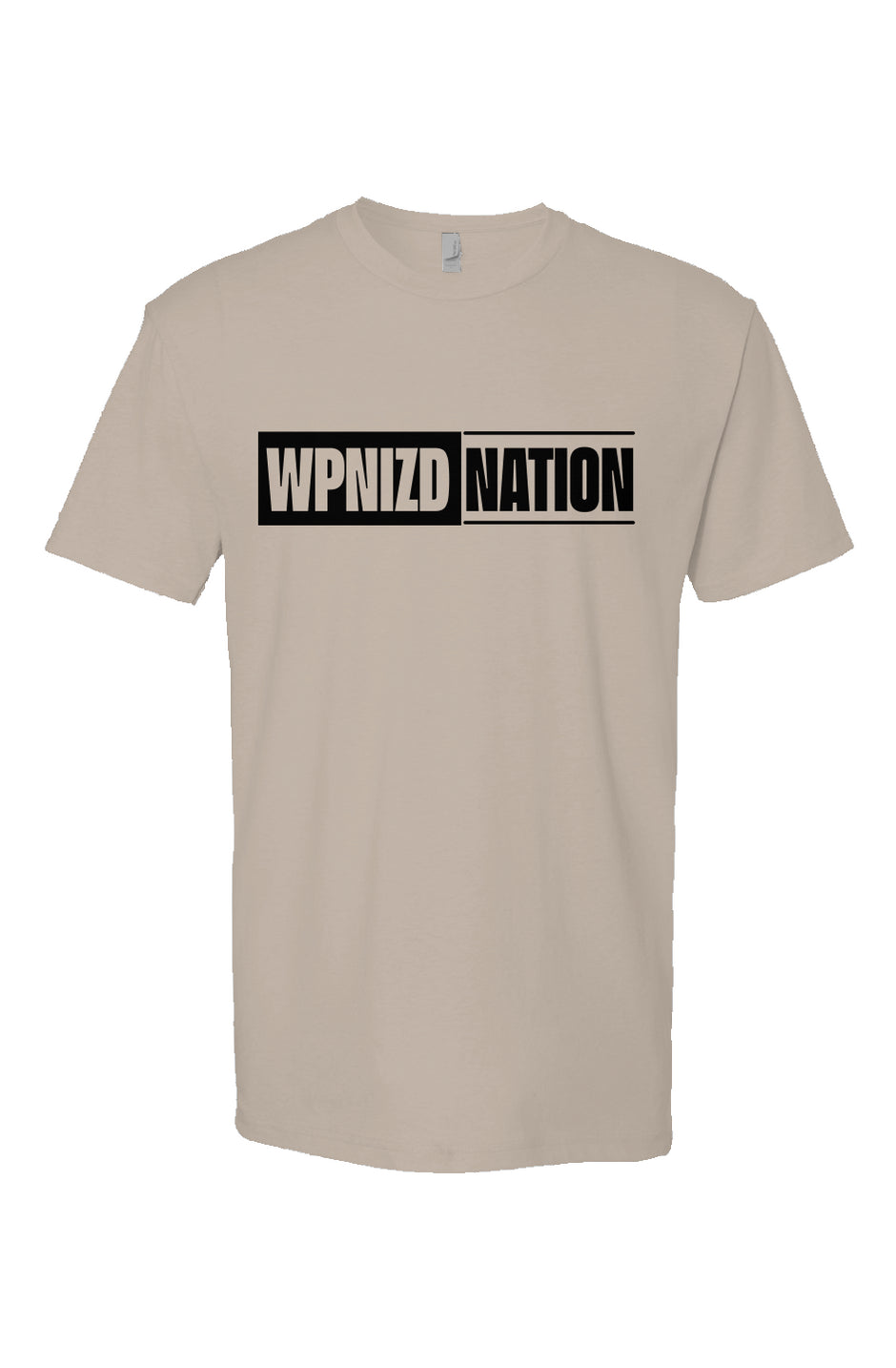 WPNIZD NATION Sand Heather Short Sleeve T shirt