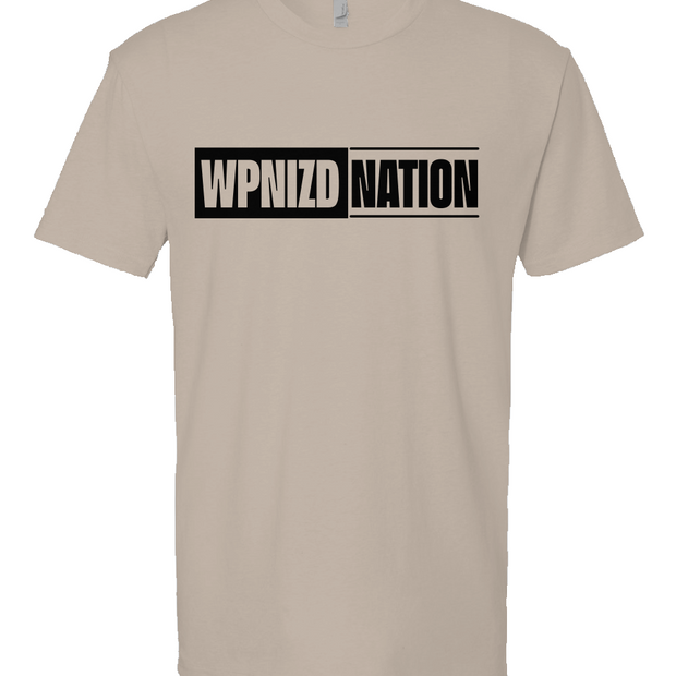 WPNIZD NATION Sand Heather Short Sleeve T shirt