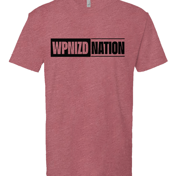 WPNIZD Nation Heather Mauve Short Sleeve T shirt