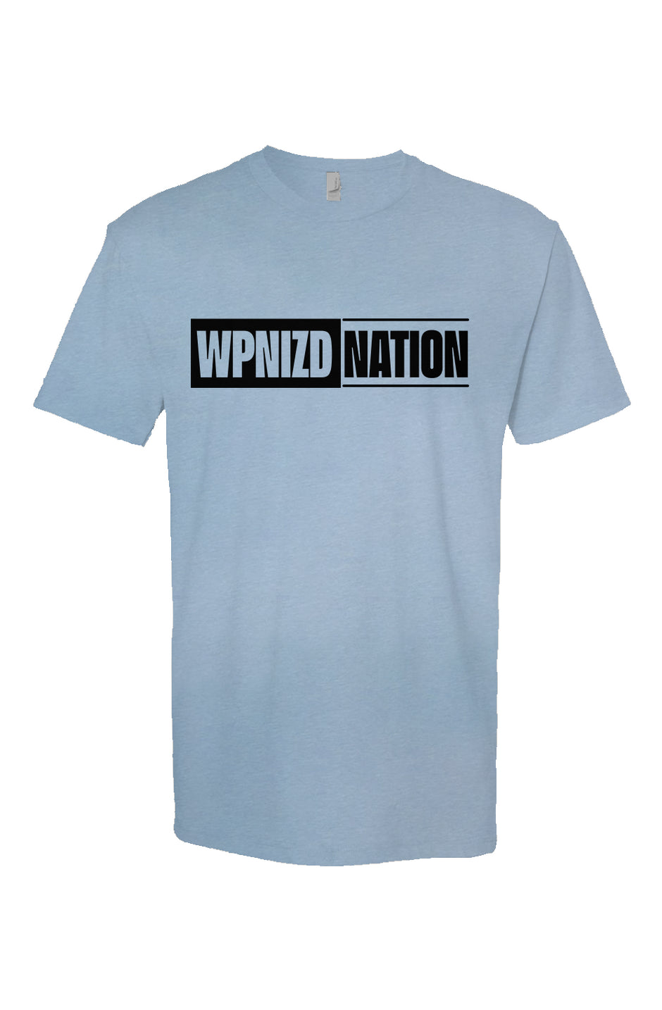 WPNIZD Nation Heather Columbia Blue Short Sleeve T shirt