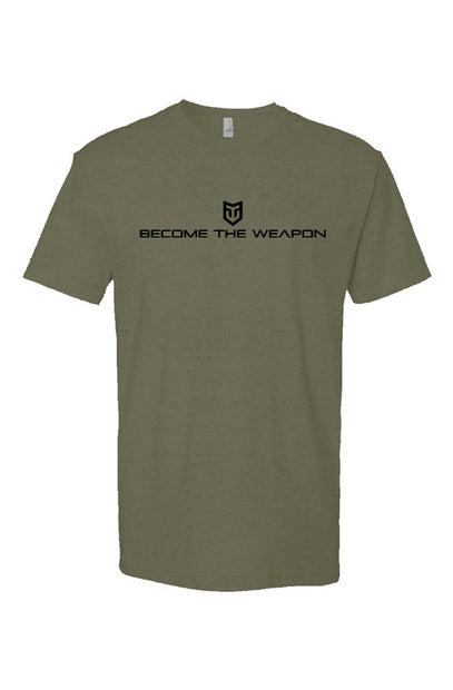 Military Green BTW Heather Short Sleeve T shirt