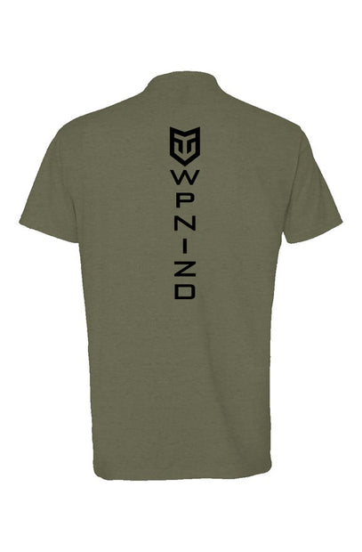 Military Green BTW Heather Short Sleeve T shirt