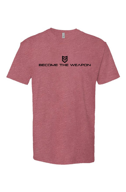 Mauve BTW Heather Short Sleeve T shirt